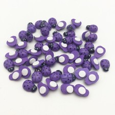 lot de 12 coccinelle à coller bois dragées mariage baptême communion enfant 9X12