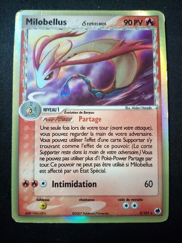 Carte pokémon milobellus - carte,