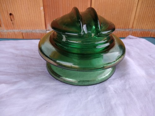 Ancien isolateur verre de - en,
