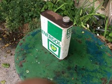 Ancien bidon d'huile BP