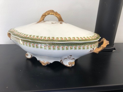 Soupière ovale porcelaine - soupière,