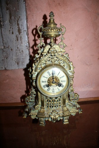 Bronze pendule japy freres - , ~