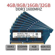 32GB 16GB 8GB 4GB PC3-12800S