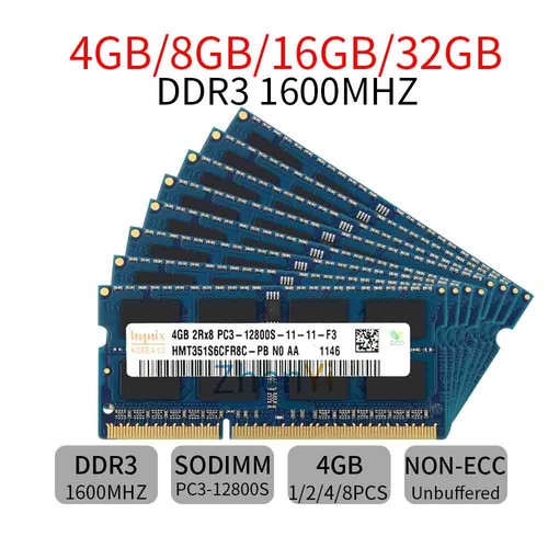 32gb 16gb 8gb 4gb - 8gb, pc3-12800s
