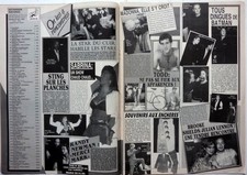 SABRINA SALERNO_BROOKE SHIELDS_TODD MAC KEE =  2 pages 1989 french CLIPPING