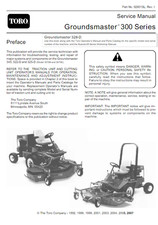 Toro Groundsmaster 300 Series