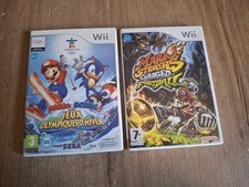 Lot Jeux Vidéo Nintendo Wii Wiiu Sonic Et Mario Aux Jeux Olympiques Mario Stiker