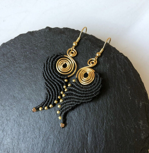 Boucles oreilles tourbillon - boucles, d'oreilles