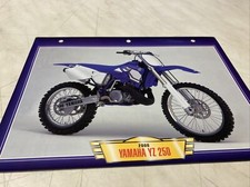 Yamaha YZ250 2000 250 YZ fiche carte moto passion collection Atlas 250YZ