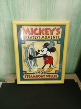 Cadre Disney - Mickey Mouse STEAMBOAT WILLIE  1928