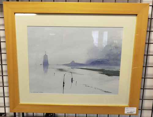Tableau aquarelle signée - tableau,