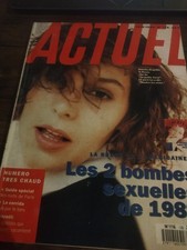 Actuel . Les 2 Bombes Sexuelles de 1989 . No. 120 . Juin 1989