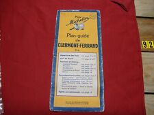 Plan Guide MICHELIN de CLERMONT-FERRAND 1952