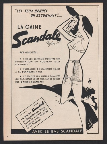 Publicite 1952 sous - publicite,