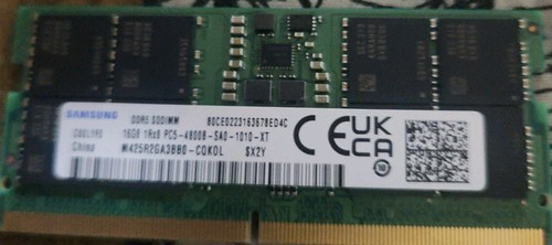 Samsung 16go ddr5 4800mhz - ddr5,