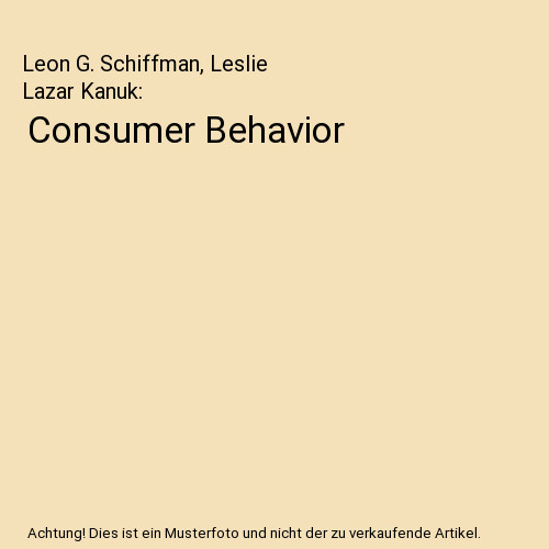 Consumer behavior leon g - behavior,,