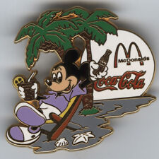 BIG PIN' S ou pins collector DISNEY,COCA COLA,MC DONALD,MICKEY,plage palmier