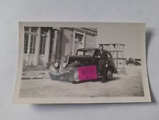 Photo souvenirs pilote Français Base aviation M. Suard voiture avion