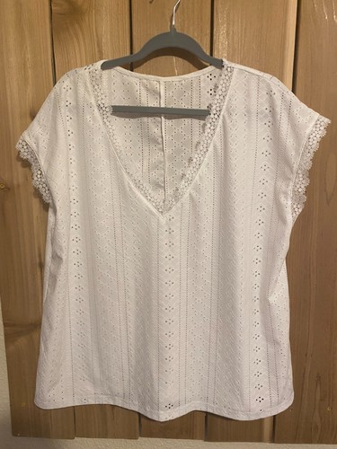 Shein white ilot - white, w