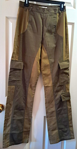 Zara green cotton twill - zara,