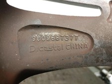 9809687377 jante pour PEUGEOT