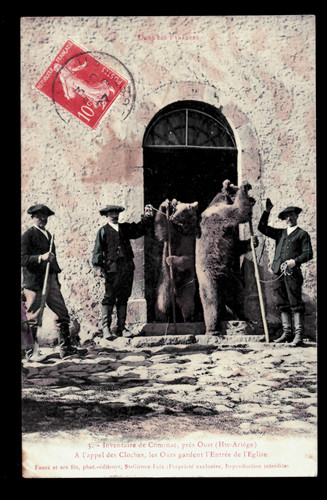 Cpa eleveurs ours - cpa,