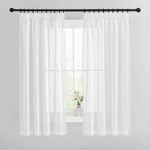 Voilage fenêtre blanc - ,