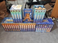 5 coffrets collector 33 cassettes VHS vidéos SAINT SEiYA Chevaliers du Zodiaque