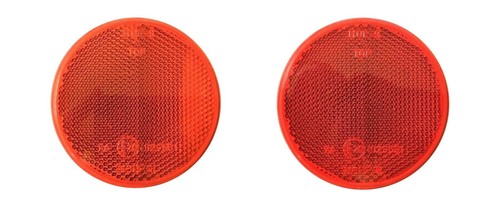Rouge rond réflecteur - rouge,