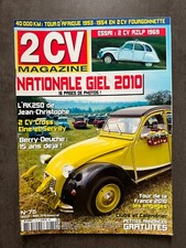 2CV MAGAZINE 75 CITROEN 2CV AZLP ENAC 1969 NATIONALE 2CV 2010 TOUR D'AFRIQUE 53
