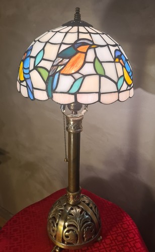 Lampe pied bronze laiton - bronze,