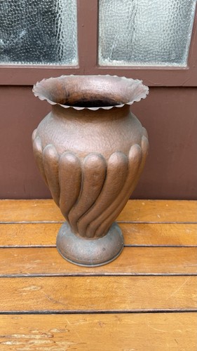 Vase cuivre martelé - vase, en