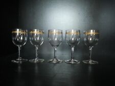 1 verre à VIN cristal or