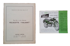 Brochure De Moto Velocette