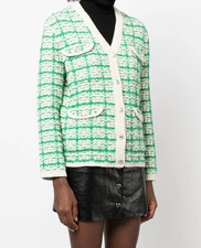 Maje Women's Green Tweed