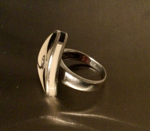 Grosse bague argent - grosse, massif