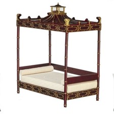 Poupées Maison Chinois Acajou