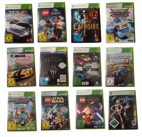 Grande sélection jeux xbox - sélection, de