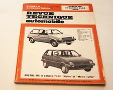 Revue Technique Austin (ou MG ou Vanden Plas) Métro et Métro turbo