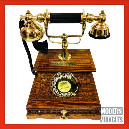 Ancien téléphone cadran - téléphone, à