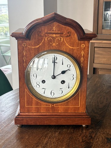 Pendule junghans marqueterie - pendule,