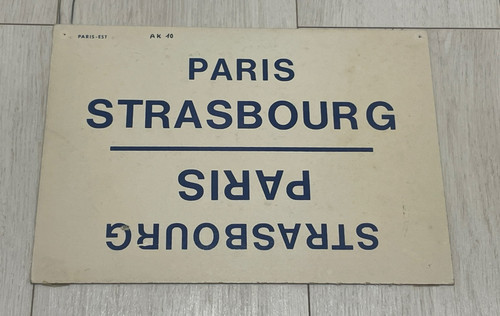 Plaque destination sncf - ,