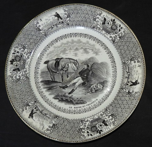 Assiette xixème gien le - gien, "le