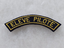 Un insigne tissu banane militaire  " ELEVE PILOTE ".