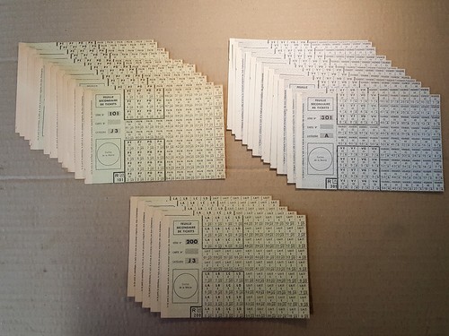 Feuillets tickets - 25,