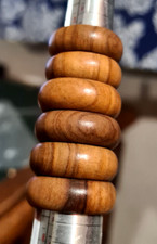 1x Bague Artisanale Anneau en bois  Taille 54-55 - Old Vintage Ring