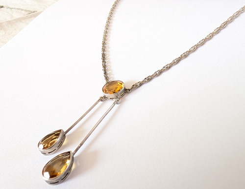 Ancien collier négligé art - collier,