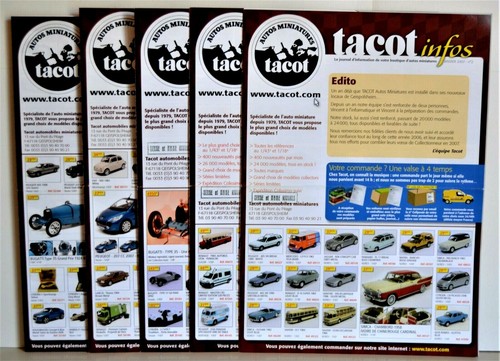 Tacot autos miniatures lot - tacot,