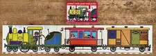 Puzzle GÉANT 1 mètre - Grand TRAIN pour tout-petits - Fernand Nathan 1973 - TBE