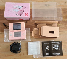 VOIR DETAILS Complet Console Nintendo DS FAT TANK Rose PAL FR chargeur collector